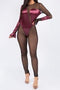 Sheer Leg Bodysuit